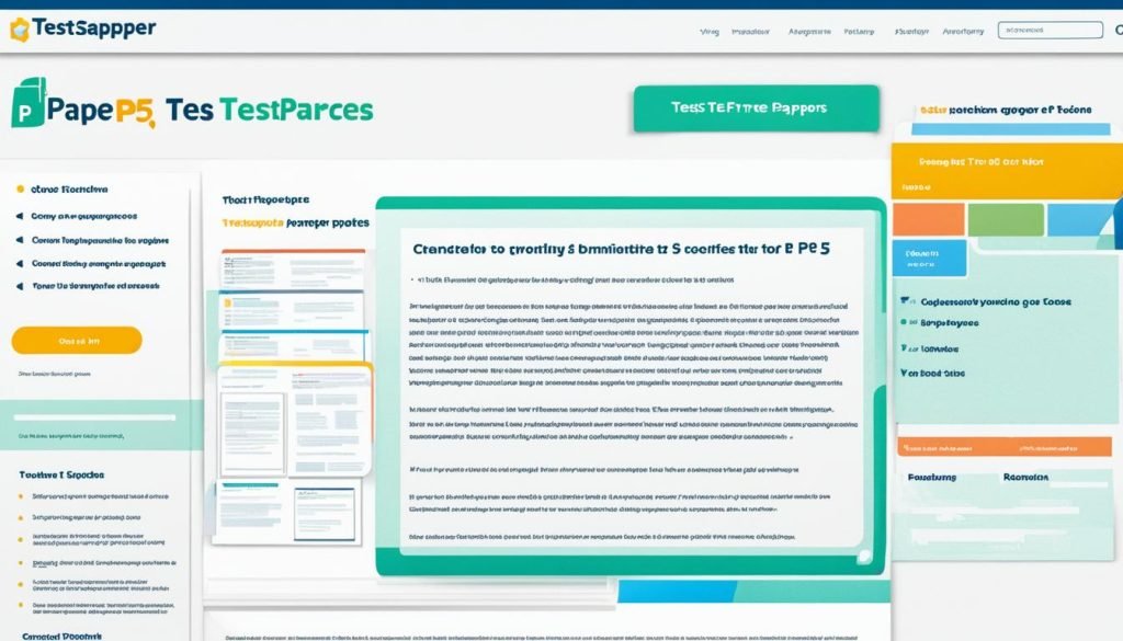 TestPaperFree P5 website interface